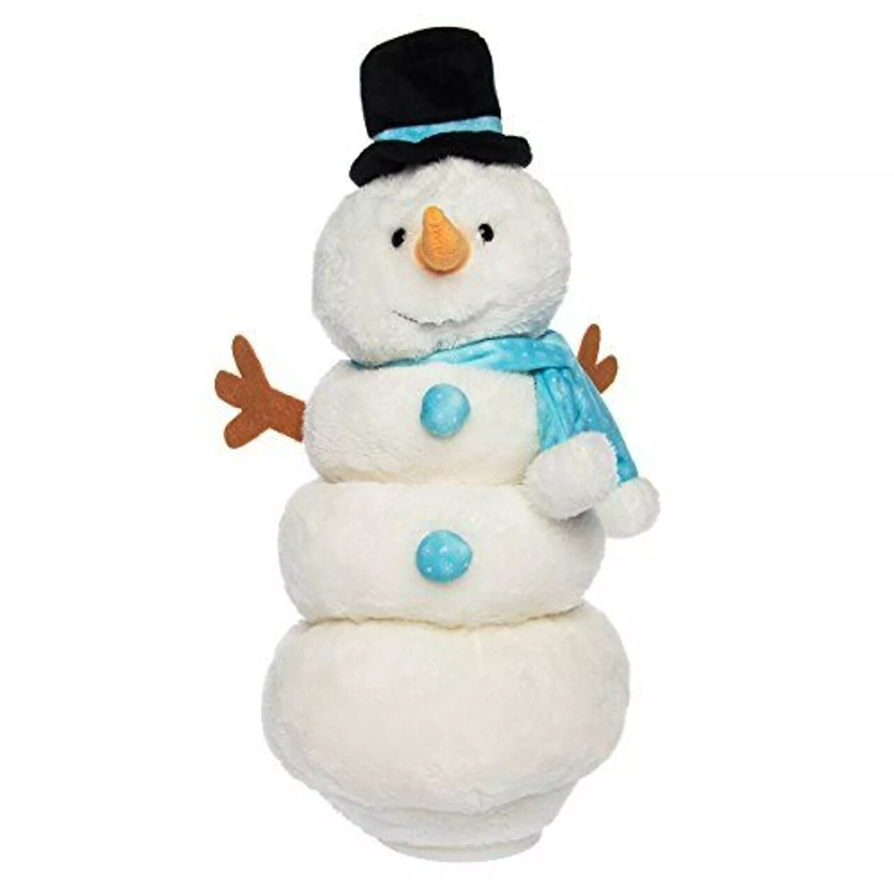 Animated Plush Snowman, 15 Inches, Animated Character Singing & Dancing Snowman